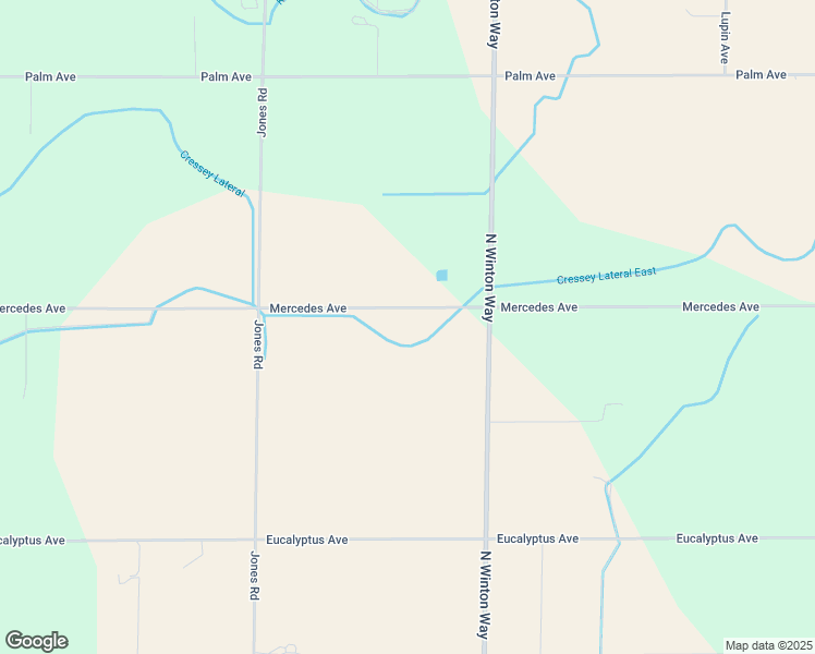 map of restaurants, bars, coffee shops, grocery stores, and more near 7165 Mercedes Avenue in Winton