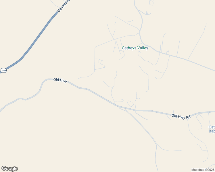 map of restaurants, bars, coffee shops, grocery stores, and more near 2352 Old Highway in Catheys Valley
