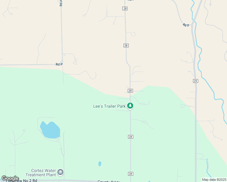 map of restaurants, bars, coffee shops, grocery stores, and more near 13801 County Road 28 in Dolores