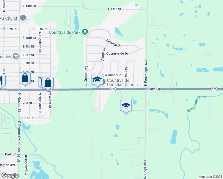 map of restaurants, bars, coffee shops, grocery stores, and more near 1978 East 4th Street in Pittsburg
