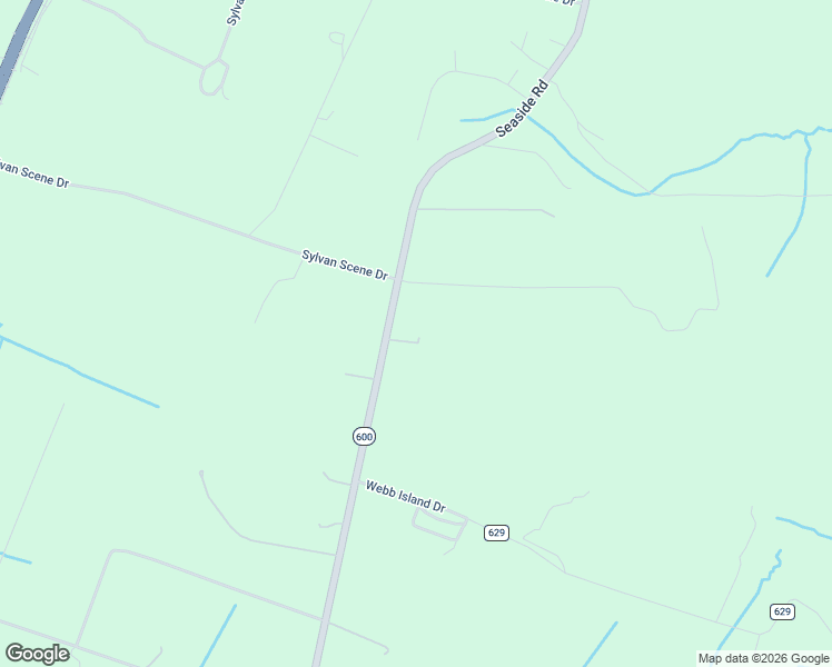 map of restaurants, bars, coffee shops, grocery stores, and more near 12251 Seaside Road in Machipongo