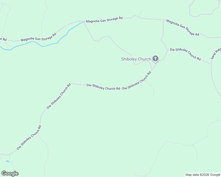 map of restaurants, bars, coffee shops, grocery stores, and more near Die-Shiboley Church Road in Magnolia