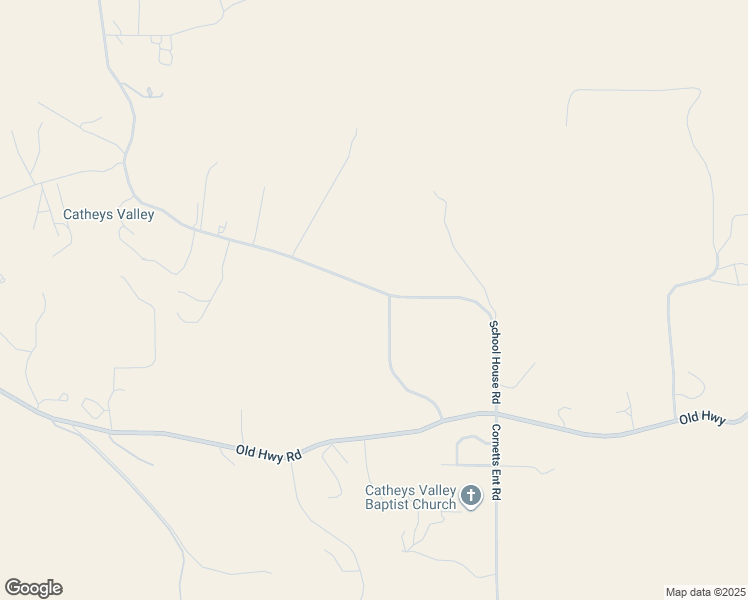 map of restaurants, bars, coffee shops, grocery stores, and more near 4705 School House Road in Catheys Valley