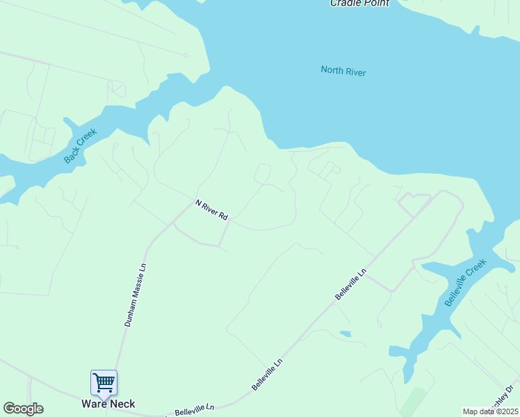 map of restaurants, bars, coffee shops, grocery stores, and more near 8854 North River Road in Gloucester