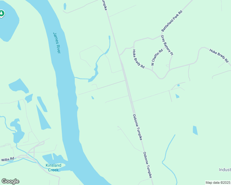 map of restaurants, bars, coffee shops, grocery stores, and more near 9110 Osborne Turnpike in Richmond