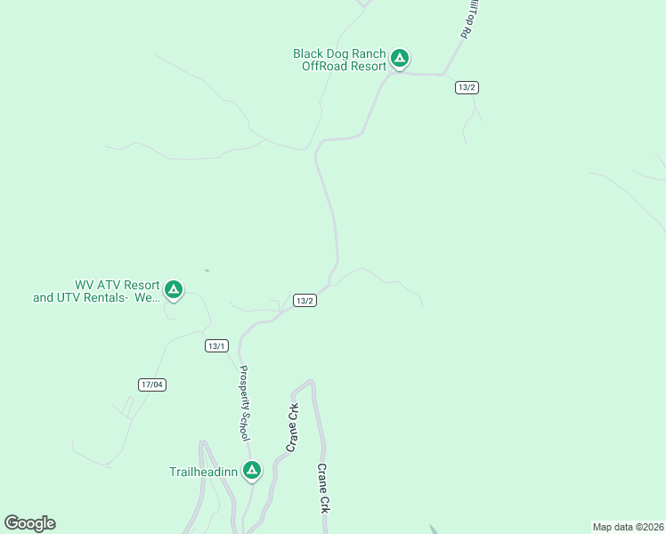 map of restaurants, bars, coffee shops, grocery stores, and more near Windmill Gap-Prosperity Road in Rock