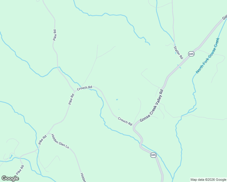 map of restaurants, bars, coffee shops, grocery stores, and more near 1211 Crouch Road in Montvale