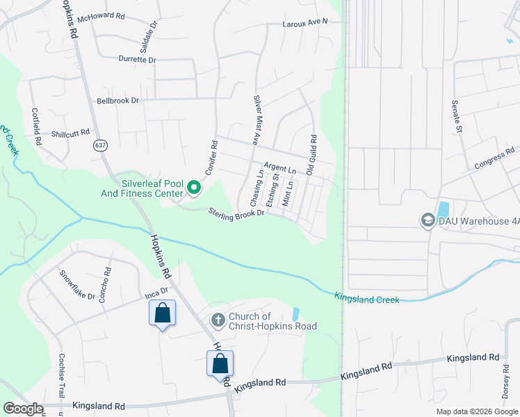 map of restaurants, bars, coffee shops, grocery stores, and more near 3500 Sterling Brook Drive in Chesterfield County