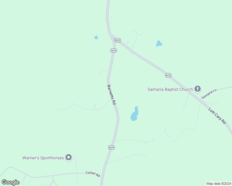 map of restaurants, bars, coffee shops, grocery stores, and more near 5520 Barnetts Road in Charles City