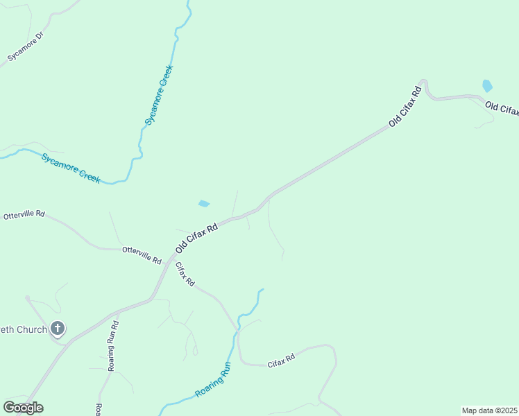 map of restaurants, bars, coffee shops, grocery stores, and more near 2895 Old Cifax Road in Goode