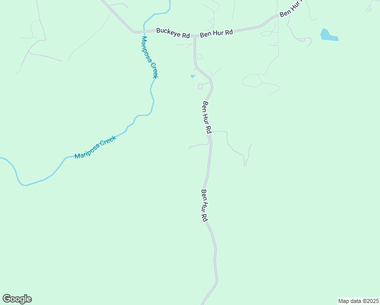 map of restaurants, bars, coffee shops, grocery stores, and more near 3729 Ben Hur Road in Mariposa