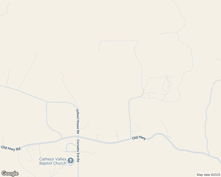 map of restaurants, bars, coffee shops, grocery stores, and more near 2553 Old Highway in Catheys Valley