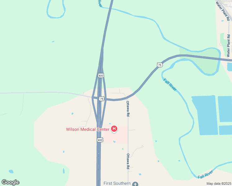 map of restaurants, bars, coffee shops, grocery stores, and more near 310 Road in Neodesha