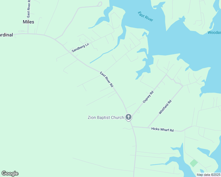 map of restaurants, bars, coffee shops, grocery stores, and more near 3242 East River Road in Cardinal