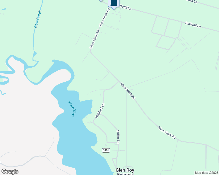 map of restaurants, bars, coffee shops, grocery stores, and more near 7348 Wellford Lane in Gloucester