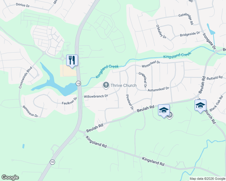 map of restaurants, bars, coffee shops, grocery stores, and more near 7205 Iron Bridge Road in Richmond
