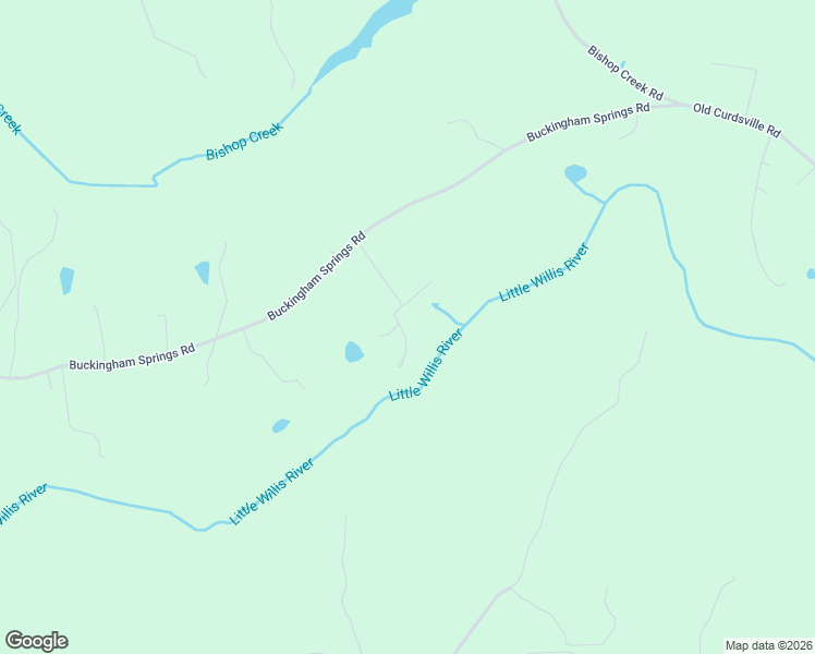 map of restaurants, bars, coffee shops, grocery stores, and more near 3276 Buckingham Springs Road in Dillwyn