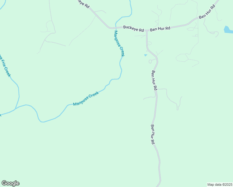 map of restaurants, bars, coffee shops, grocery stores, and more near 3729 Ben Hur Road in Mariposa