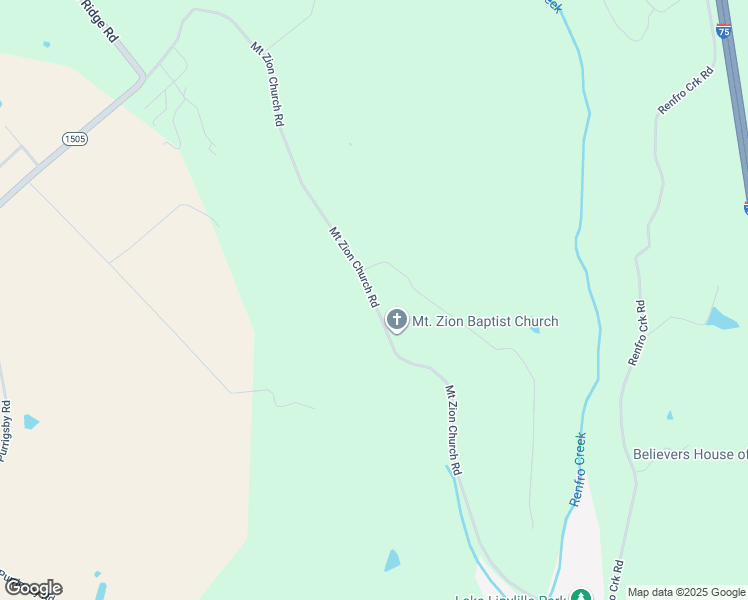 map of restaurants, bars, coffee shops, grocery stores, and more near Mount Zion Church Road in Brodhead