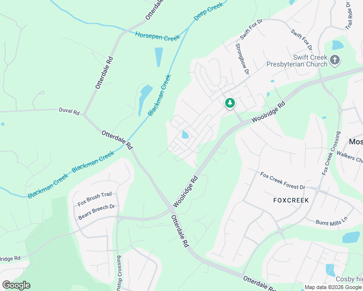 map of restaurants, bars, coffee shops, grocery stores, and more near 6448 Cassia Loop in Moseley