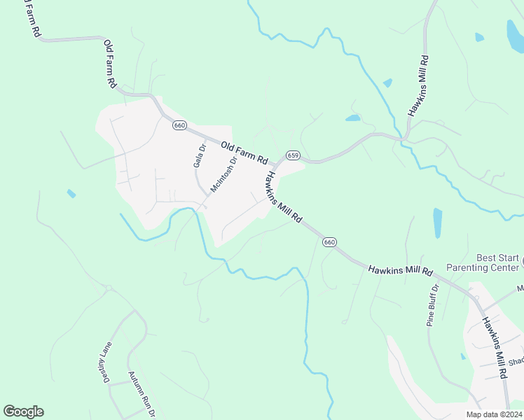 map of restaurants, bars, coffee shops, grocery stores, and more near 104 Winesap Drive in Lynchburg