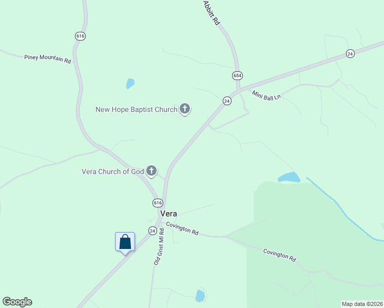 map of restaurants, bars, coffee shops, grocery stores, and more near 6124 Old Courthouse Road in Appomattox