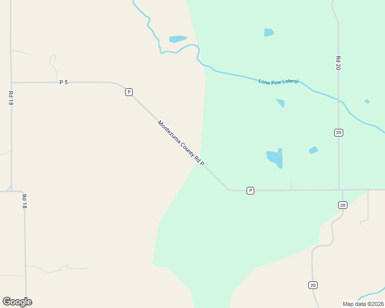 map of restaurants, bars, coffee shops, grocery stores, and more near 19133 Montezuma County Road P in Cortez