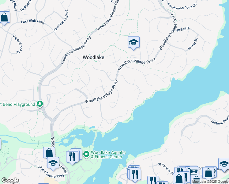 map of restaurants, bars, coffee shops, grocery stores, and more near 5900 Country Walk Road in Midlothian