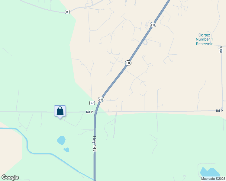 map of restaurants, bars, coffee shops, grocery stores, and more near 14156 Highway 145 in Dolores