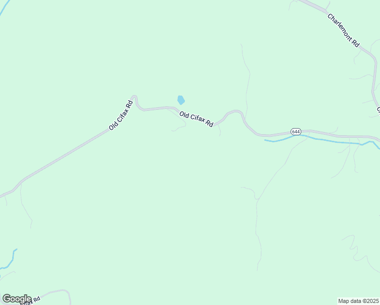 map of restaurants, bars, coffee shops, grocery stores, and more near 3855 Old Cifax Road in Goode