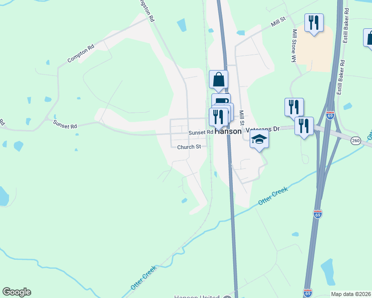 map of restaurants, bars, coffee shops, grocery stores, and more near 95-99 Livingston Street in Hanson