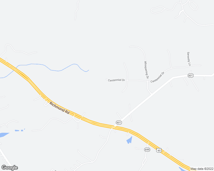 map of restaurants, bars, coffee shops, grocery stores, and more near 1677 Centennial Drive in Toano