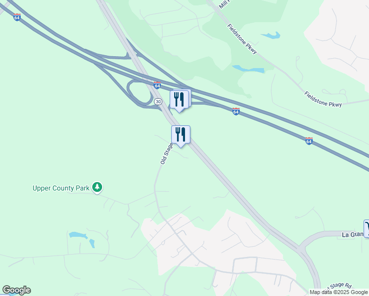 map of restaurants, bars, coffee shops, grocery stores, and more near 9193 Barhamsville Road in Toano
