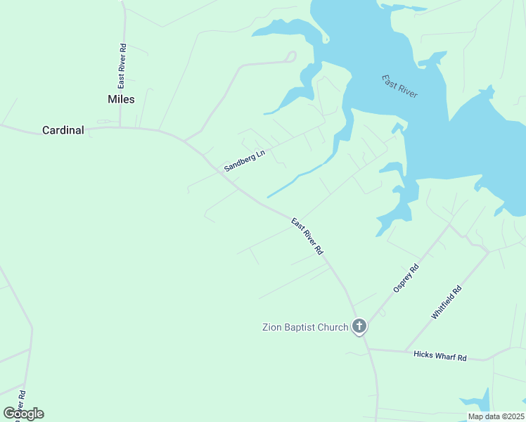 map of restaurants, bars, coffee shops, grocery stores, and more near 2990 East River Road in Cardinal