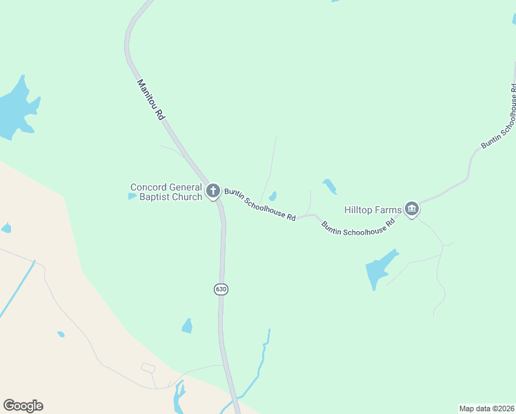 map of restaurants, bars, coffee shops, grocery stores, and more near 2132 Buntin Schoolhouse Road in Manitou