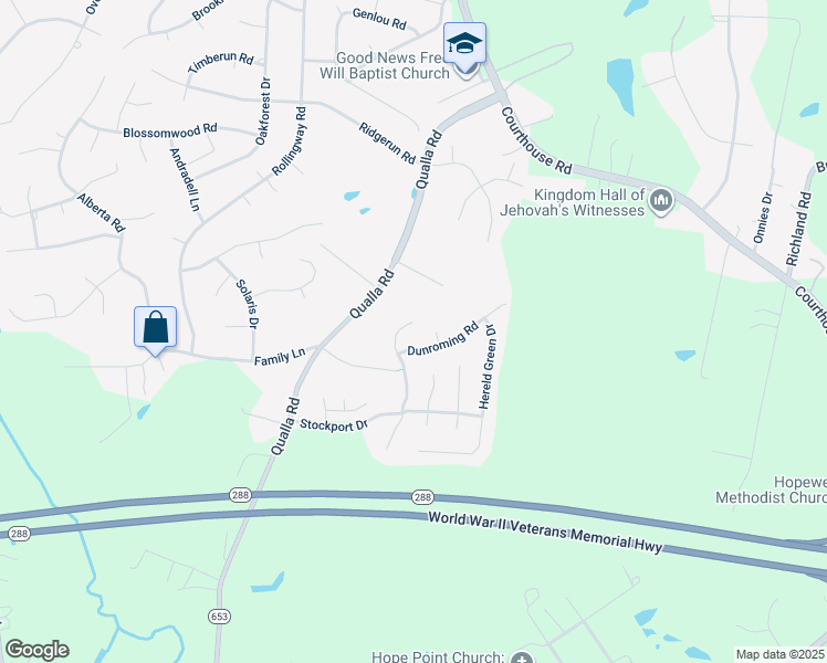 map of restaurants, bars, coffee shops, grocery stores, and more near 5513 Stockport Charter Place in Chesterfield