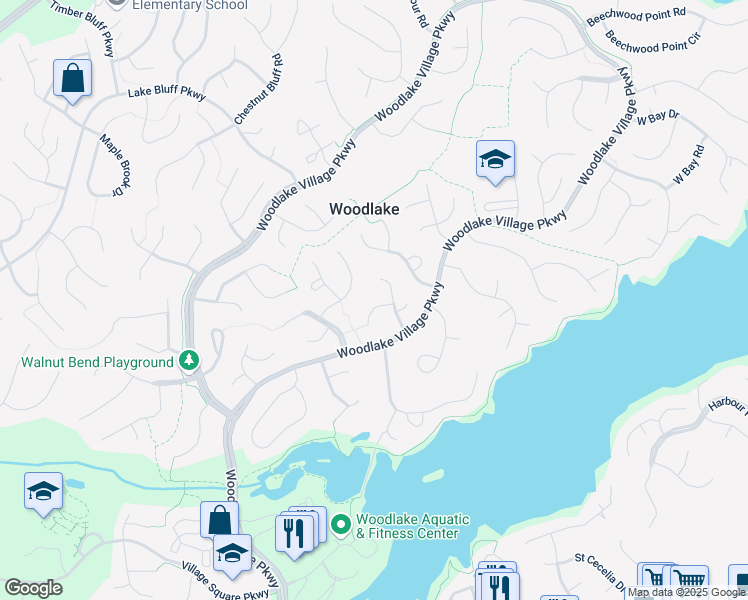 map of restaurants, bars, coffee shops, grocery stores, and more near 14507 Bent Creek Court in Midlothian