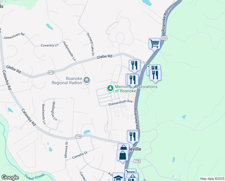 map of restaurants, bars, coffee shops, grocery stores, and more near 56 Layman Brothers Drive in Daleville