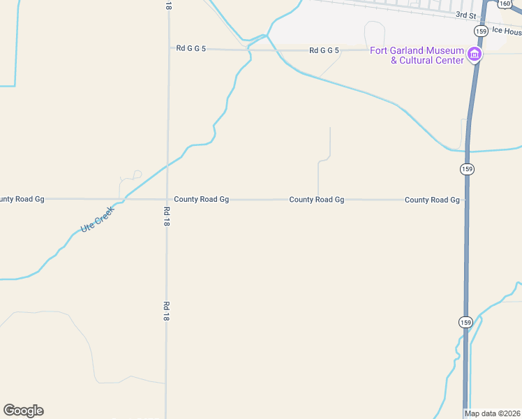 map of restaurants, bars, coffee shops, grocery stores, and more near 18352 County Road Gg in Blanca