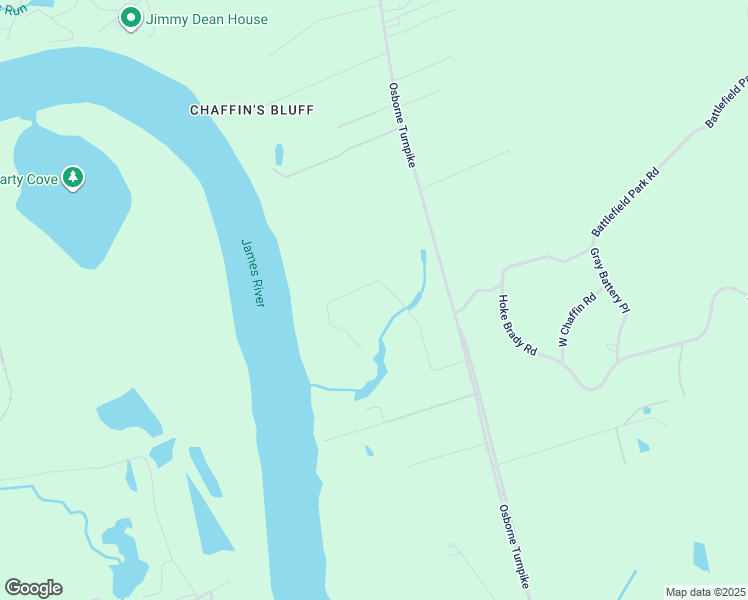 map of restaurants, bars, coffee shops, grocery stores, and more near 1511 Battery Hill Drive in Richmond