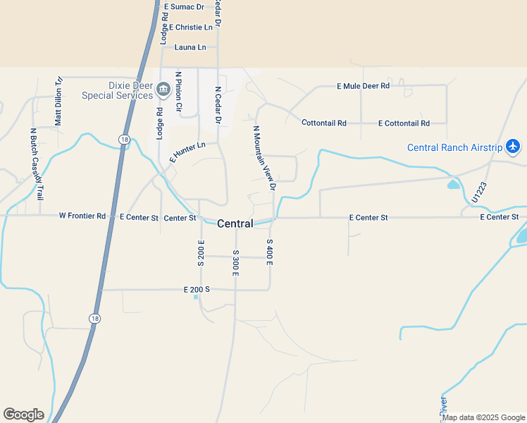 map of restaurants, bars, coffee shops, grocery stores, and more near 370 East Foothill Circle in Central