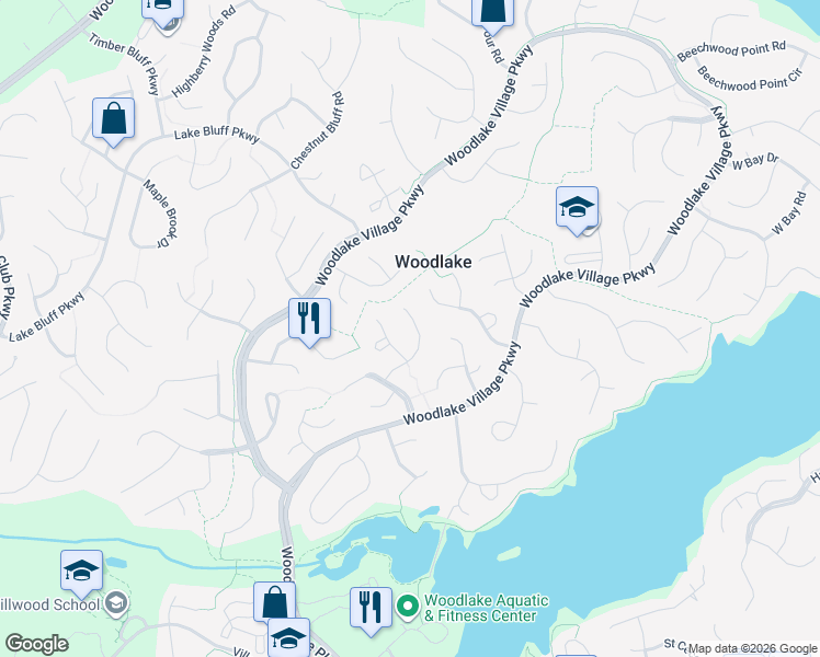 map of restaurants, bars, coffee shops, grocery stores, and more near 5810 Mill Spring Road in Midlothian