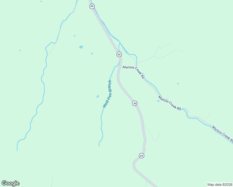 map of restaurants, bars, coffee shops, grocery stores, and more near Highway 49 in Liberty