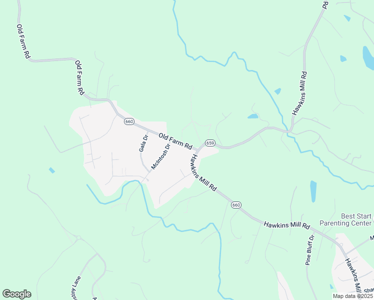 map of restaurants, bars, coffee shops, grocery stores, and more near 1040 Old Farm Road in Lynchburg