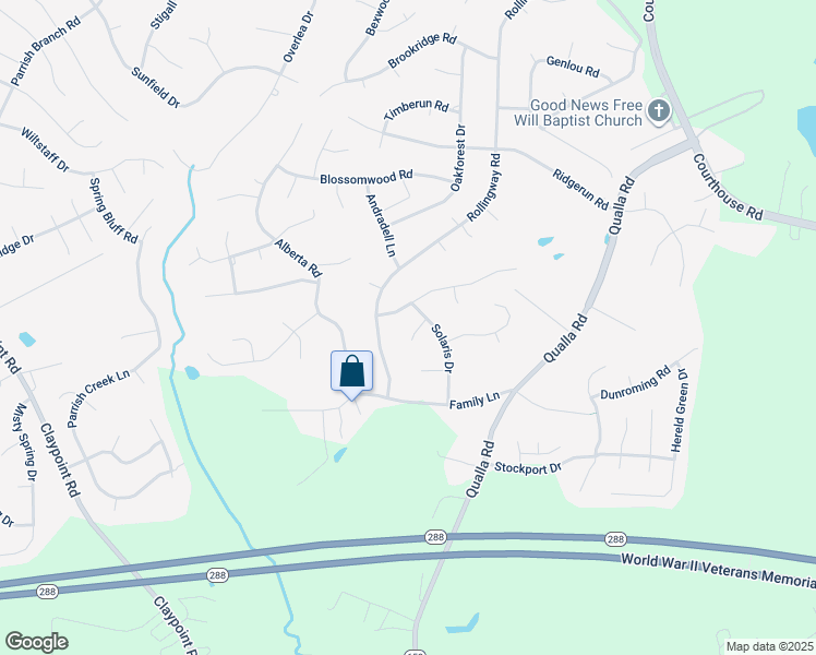 map of restaurants, bars, coffee shops, grocery stores, and more near 10704 Solaris Court in Chesterfield