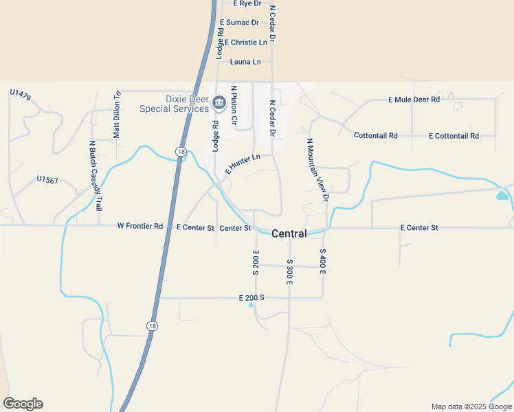 map of restaurants, bars, coffee shops, grocery stores, and more near 207 East Red Hill Road in Central