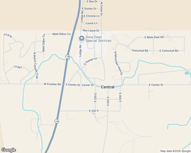 map of restaurants, bars, coffee shops, grocery stores, and more near 207 East Red Hill Road in Central