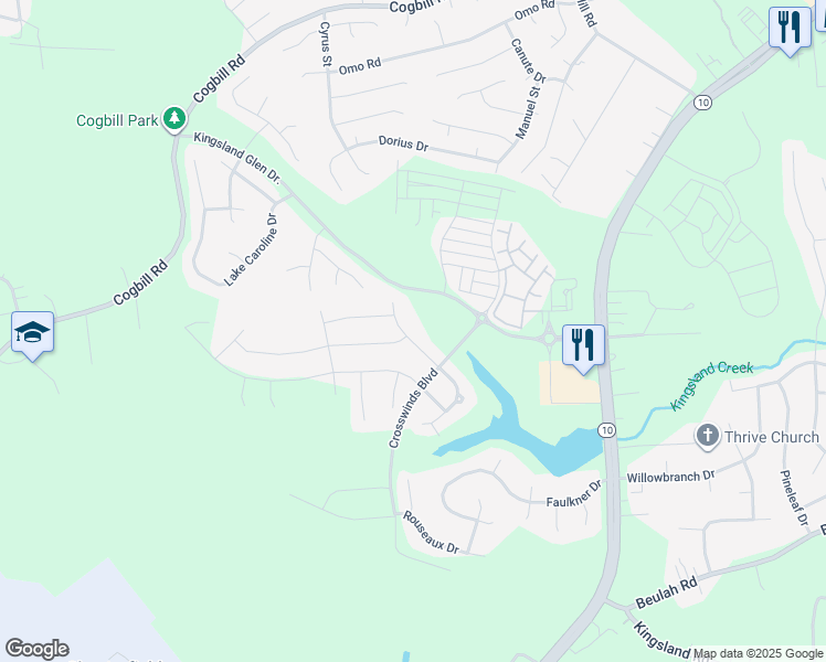 map of restaurants, bars, coffee shops, grocery stores, and more near 6906 Swanhaven Drive in Richmond