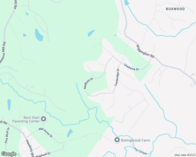 map of restaurants, bars, coffee shops, grocery stores, and more near 350 Mullbury Place in Lynchburg