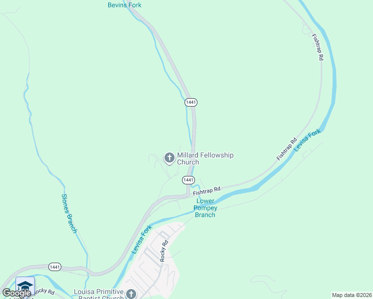 map of restaurants, bars, coffee shops, grocery stores, and more near 600 Lower Pompey Branch Road in Pike